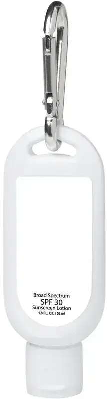 SPF 30 Sunscreen With Carabiner - 1.8 Oz.
