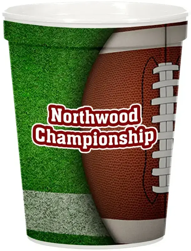 Full Color Big Game Stadium Cup - 16 Oz.