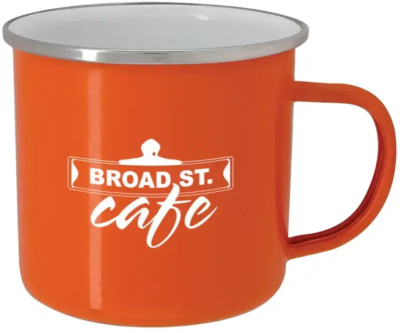 Personalized Steel Campfire Mug - 16 Oz.