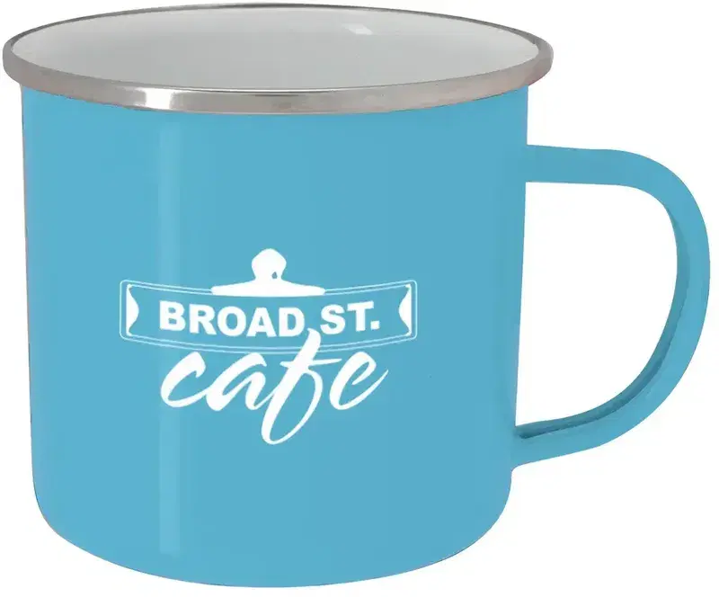 Personalized Steel Campfire Mug - 16 Oz.