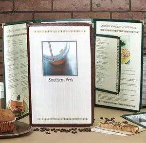 2-View Book Vinyl Sewn Cover - (8.5" x 11")