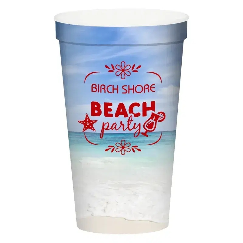 Full Color Stadium Cup - 22 Oz.