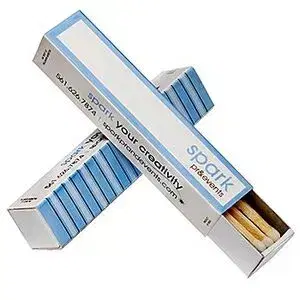 Lipstick Candle Match Box - 3"