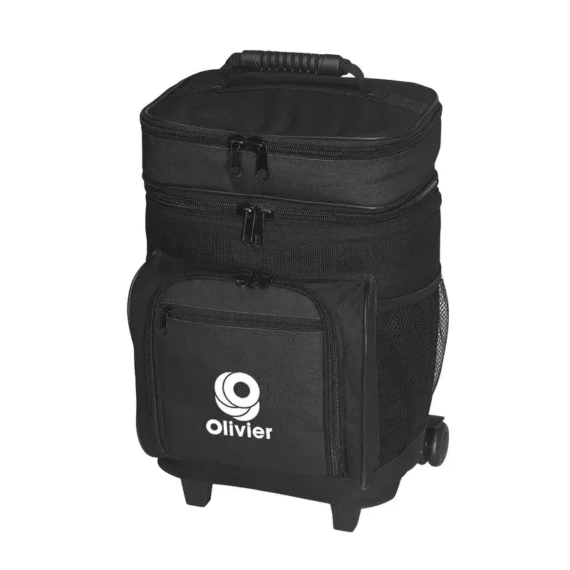 Logo 30 Can Rolling Cooler