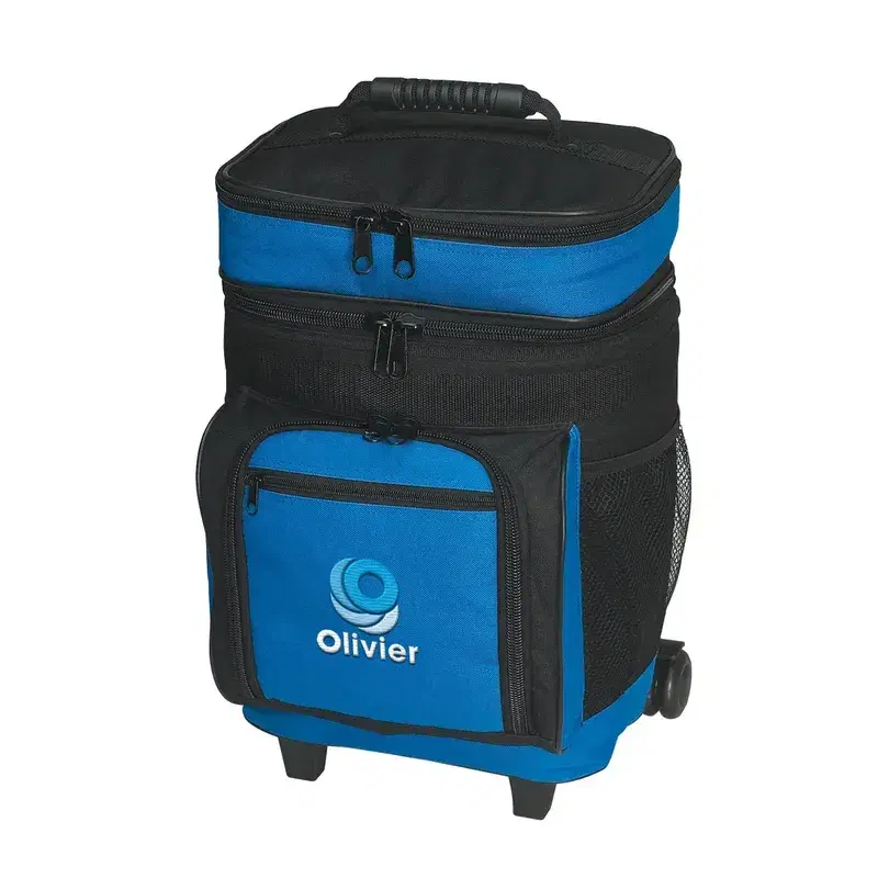 Logo 30 Can Rolling Cooler