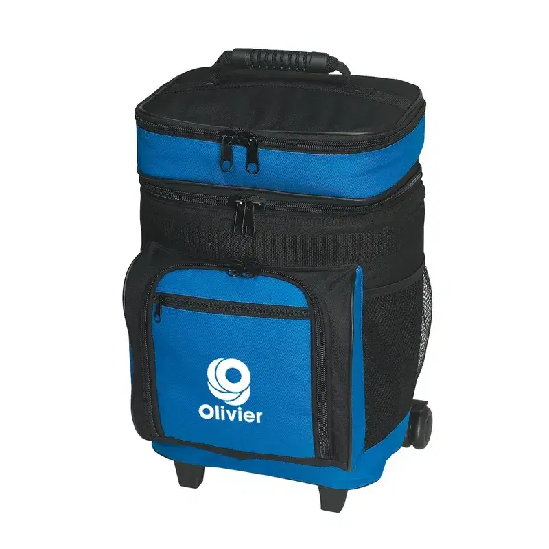 Logo 30 Can Rolling Cooler
