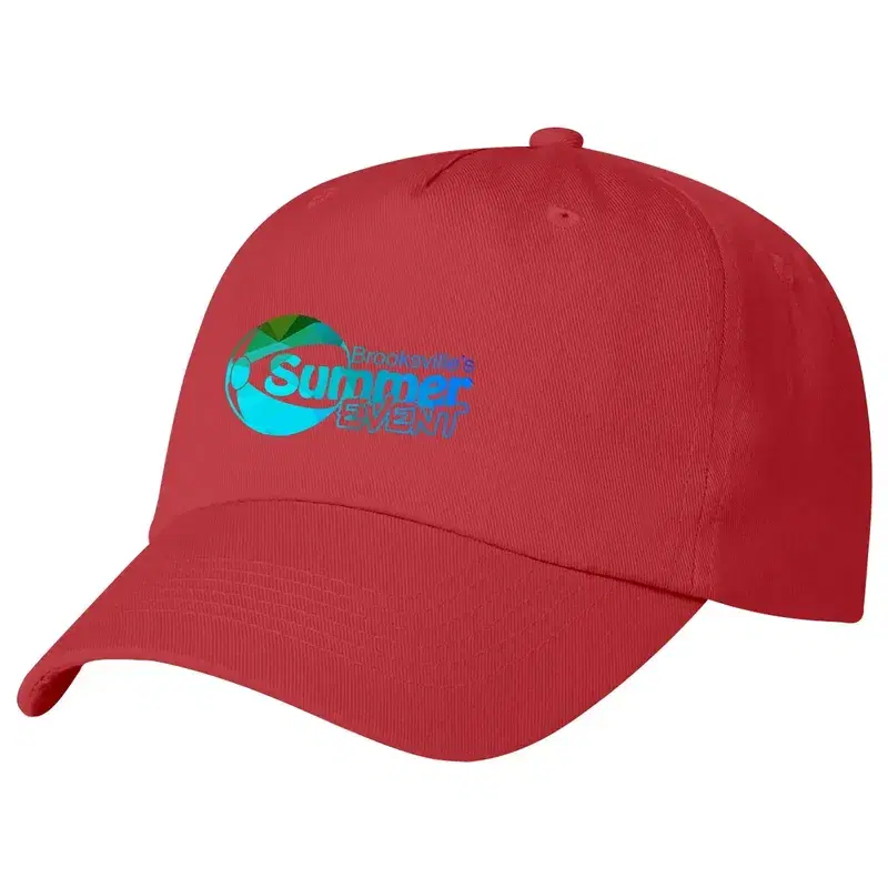 Logo 5 Panel Polyester Cap