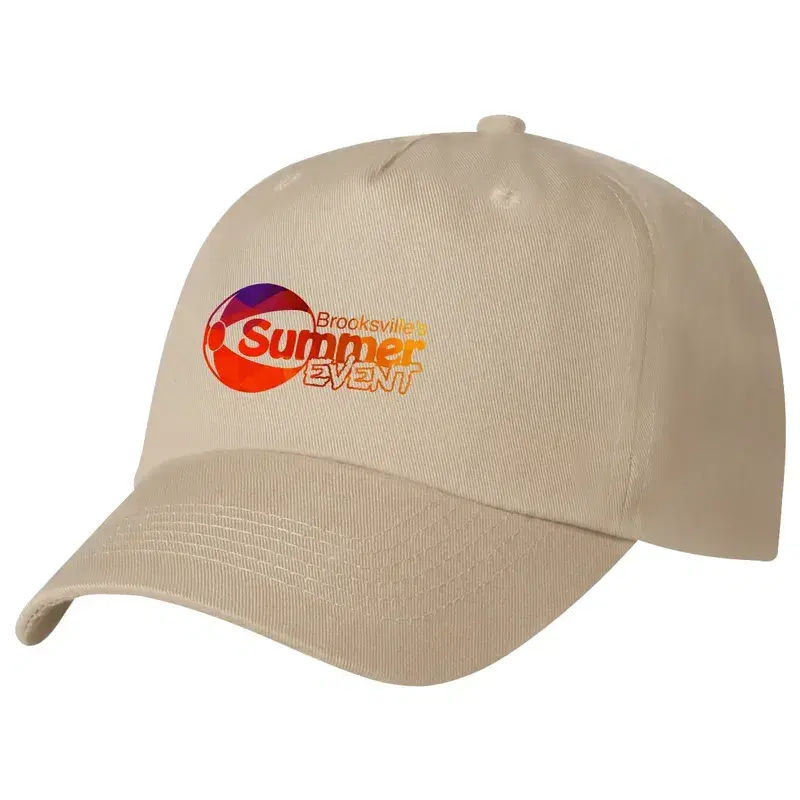 Logo 5 Panel Polyester Cap