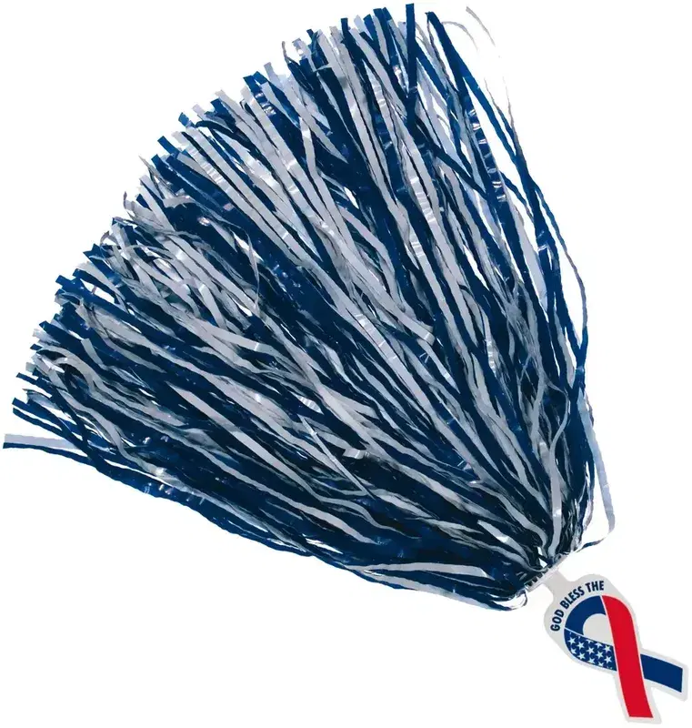 500-Streamer Pom Poms w/Mascot Handle