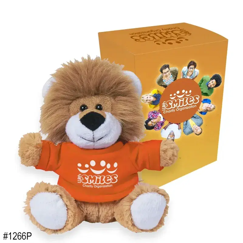 Promotional Lovable Lion - 6"