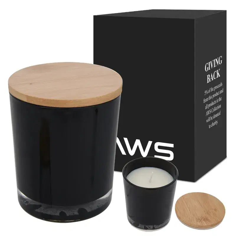 Promotional AWS Bamboo Soy Candle