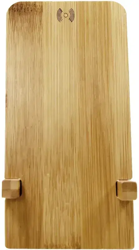 Bamboo Wireless Charger Phone Stand