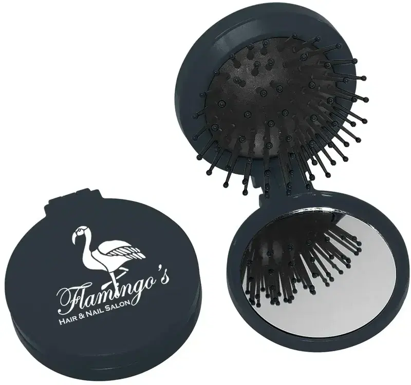 Brush And Mirror Compact