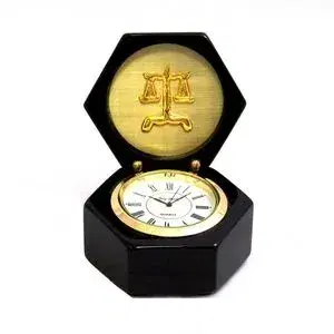 Clock in Rosewood Box - Legal