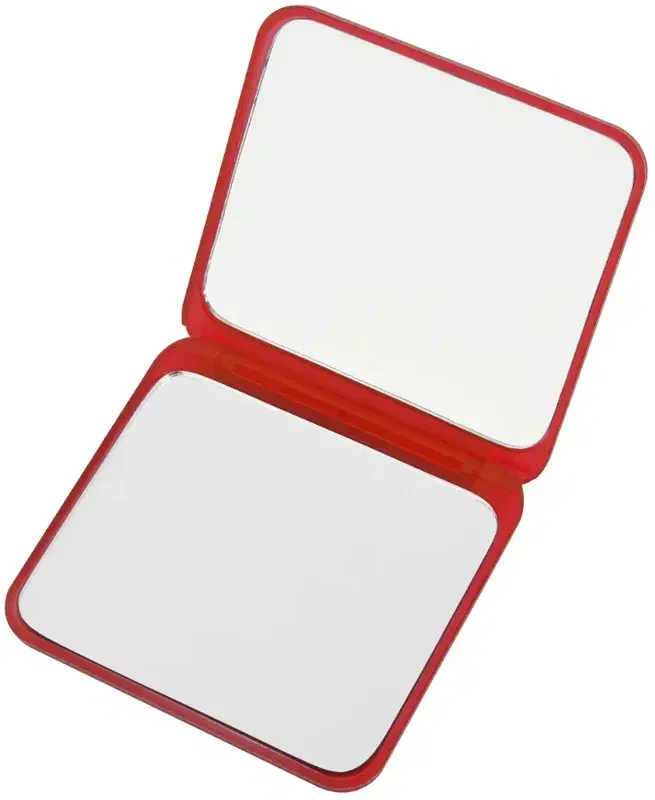 Compact Mirror With Dual Magnification