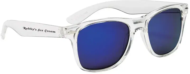 Crystalline Mirrored Malibu Sunglasses