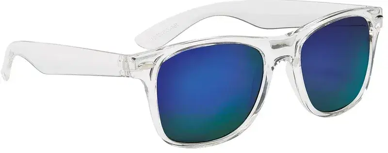 Crystalline Mirrored Malibu Sunglasses