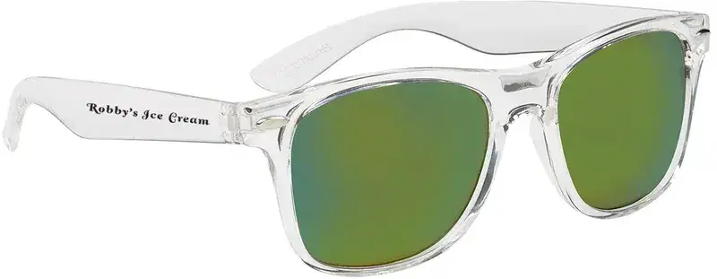 Crystalline Mirrored Malibu Sunglasses