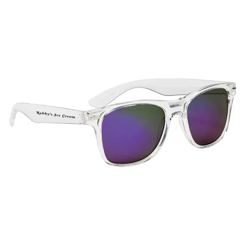 Crystalline Mirrored Malibu Sunglasses