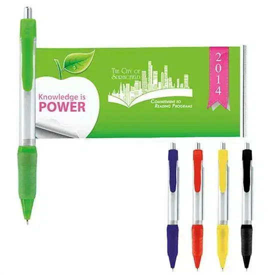 Custom Grip Banner Pen