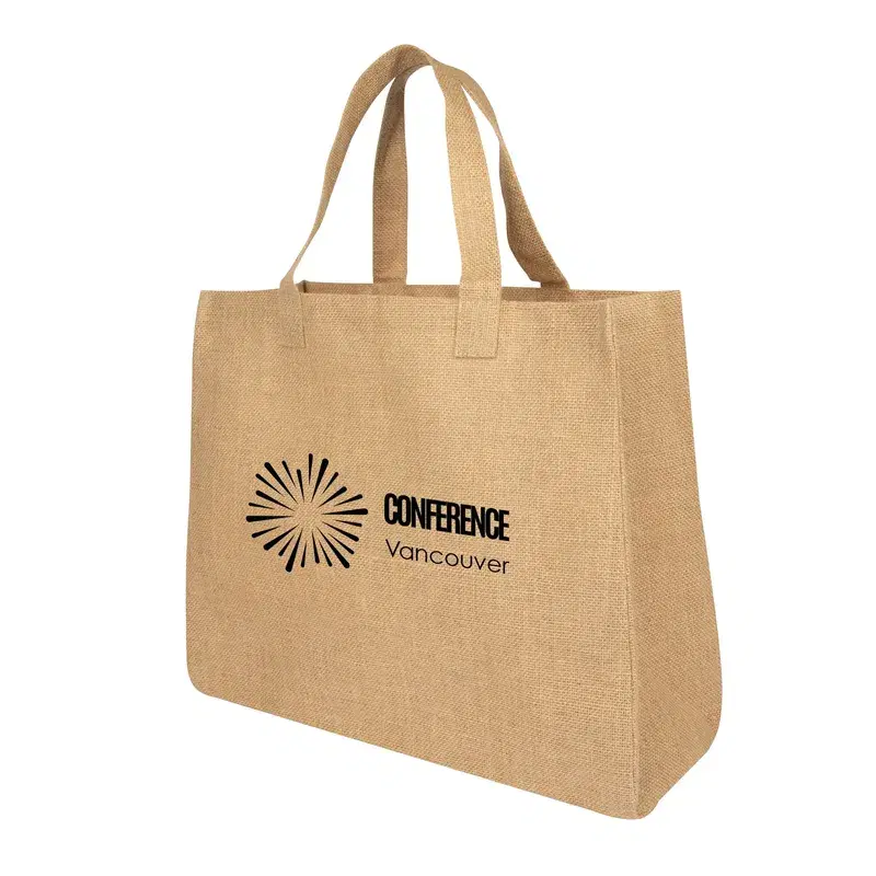 Customized Juliet Jute Tote Bag