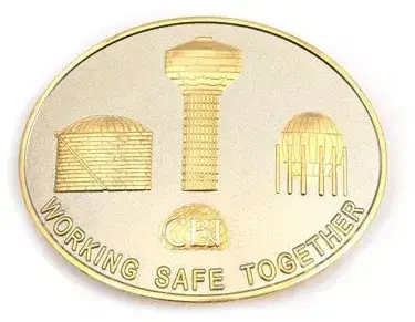 Die Struck 3-D - 2Tone Plating 