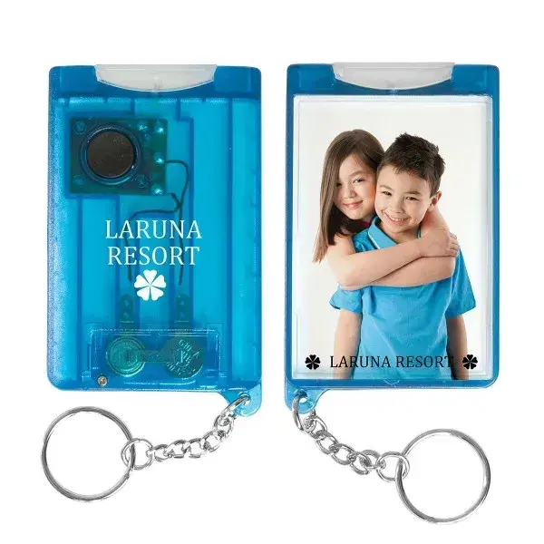 Flashlight Snap-In Photo Keytag