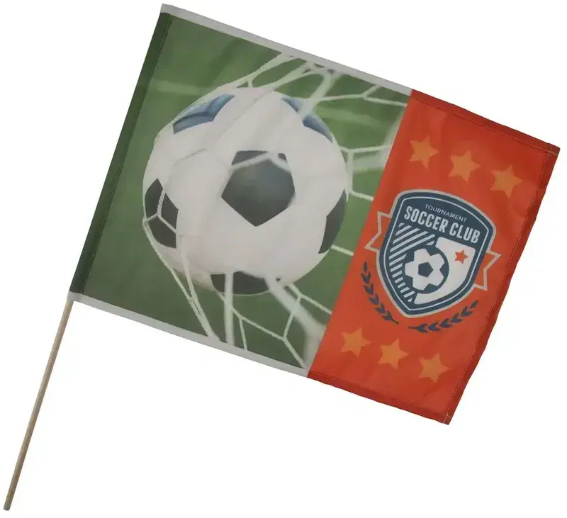 Full Color Fan Flag (14"x19")