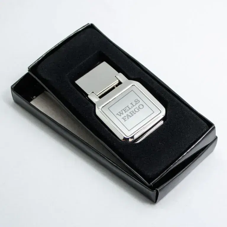 Imprinted Hampton Square Money Clip