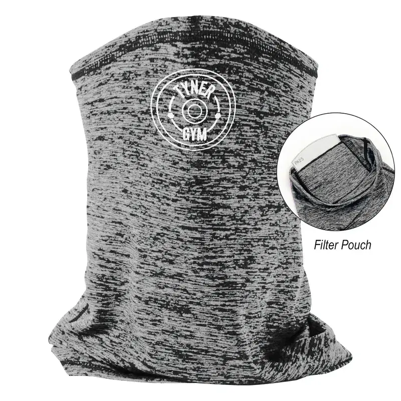 Heathered Cooling Gaiter With Filter