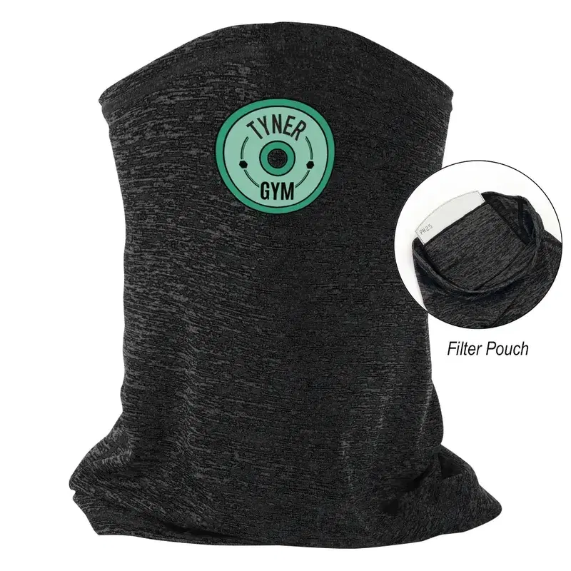 Heathered Cooling Gaiter With Filter