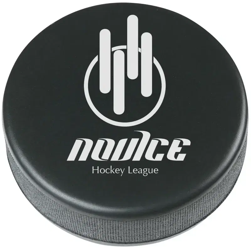 Hockey Puck Shape Stress Reliever