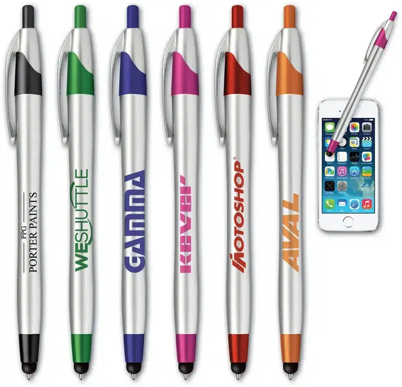 iWrite™ Pen + Stylus - Silver Barrel