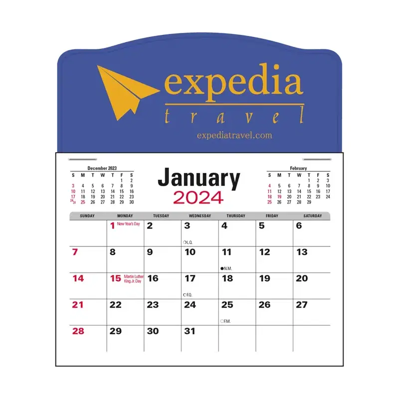 Jumbo 3-Month Press-N-Stick Calendar