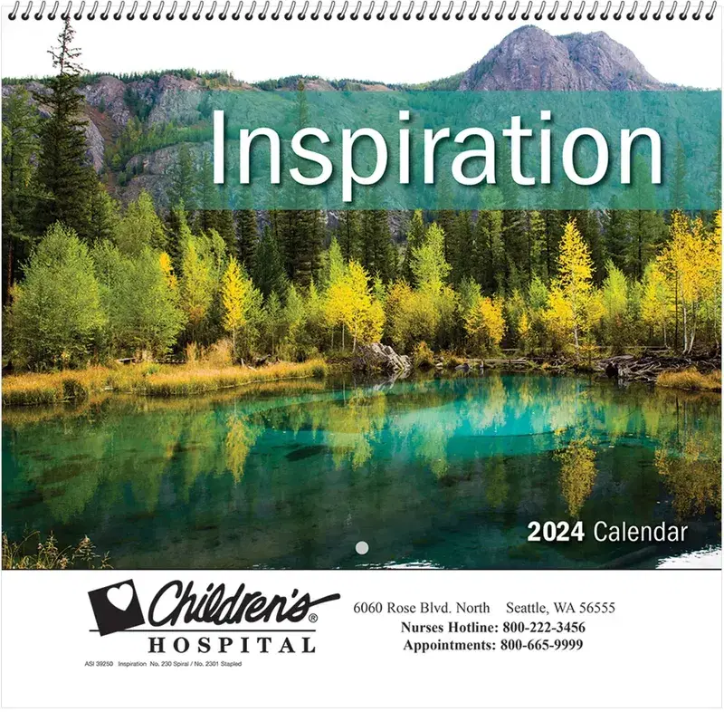 lnspiration Wall Calendar - Spiral: 2023