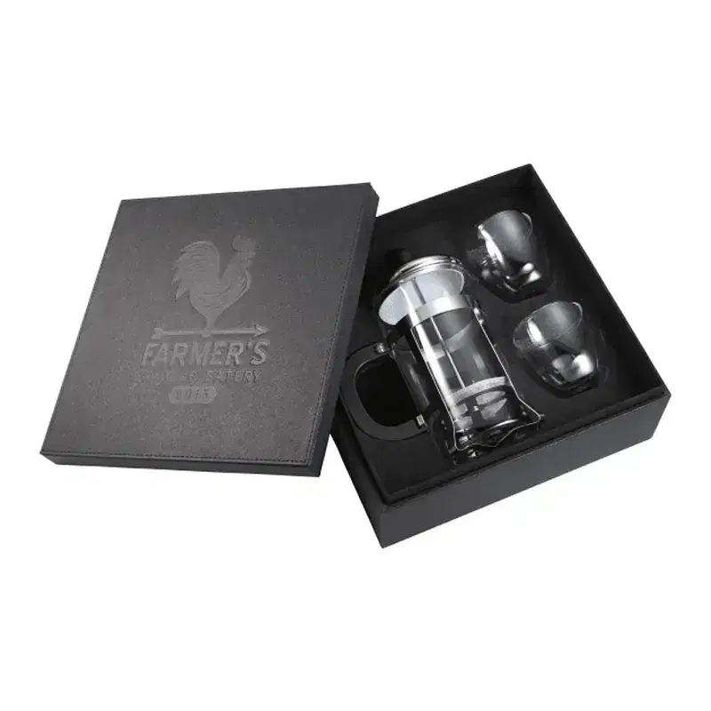 Modena Coffee Press and Glass Set