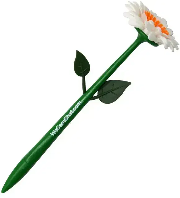 Imprinted Flower Pen