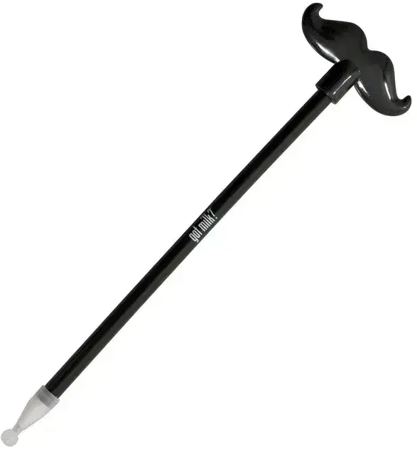 Logo Plastic Moustache Pens