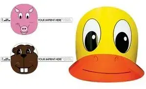 Pre-Printed Duck/ Beaver/ Pig Headband