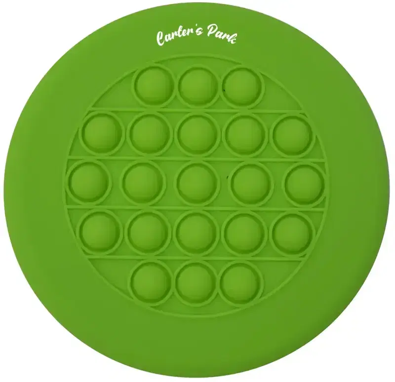 Push Pop Stress Reliever Flying Disc