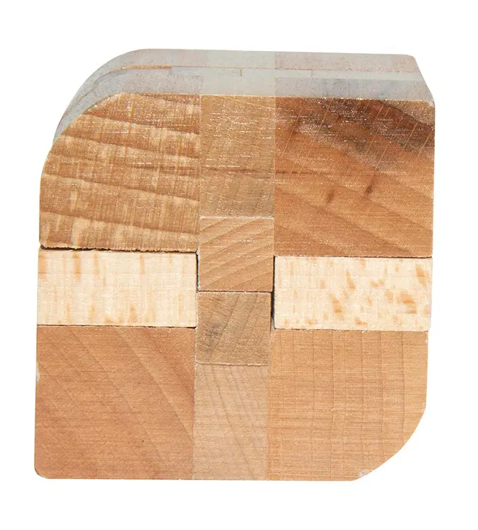 Logo Wooden Rhombus Puzzle