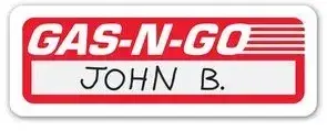 Surface Printed Vinyl ID Badge (2.75" x 1")
