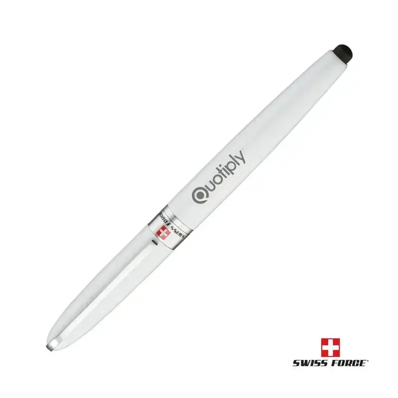 SwissForce® Helius Matte Metal Pen with Soft Hybrid Ink and Black Tin Packaging for Gifting