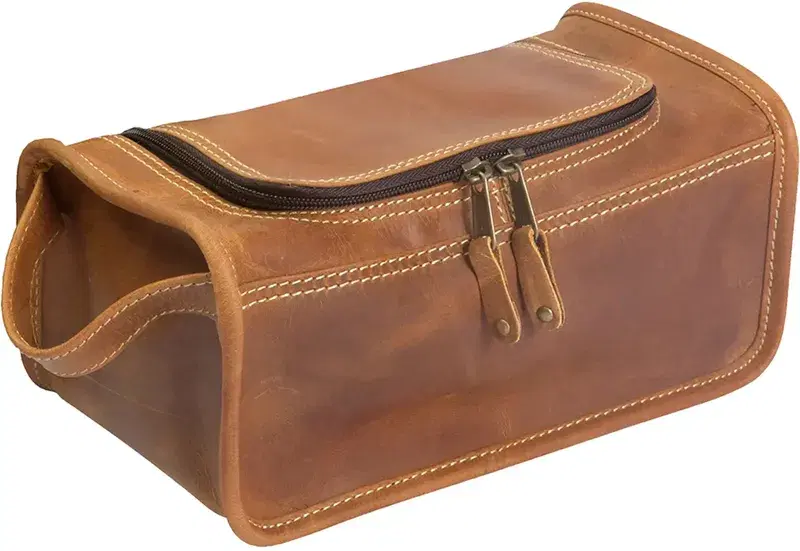 Taylor Falls Leather Travel Kit