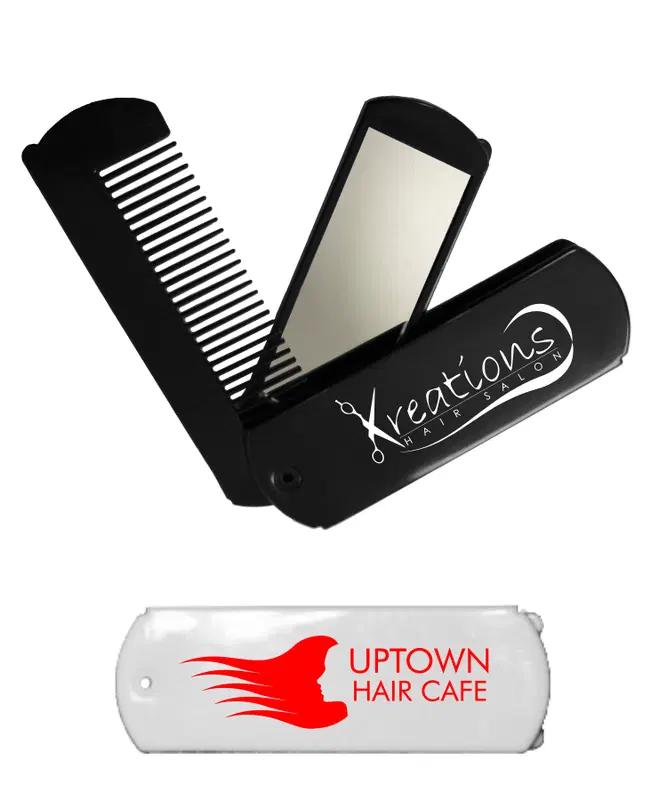 Promotional Travel Mirror & Comb Set 