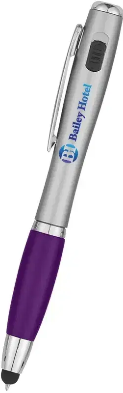 Trio Pen With LED Light And Stylus