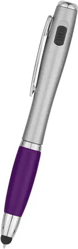 Trio Pen With LED Light And Stylus