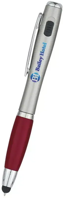 Trio Pen With LED Light And Stylus