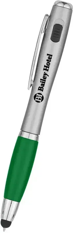 Trio Pen With LED Light And Stylus
