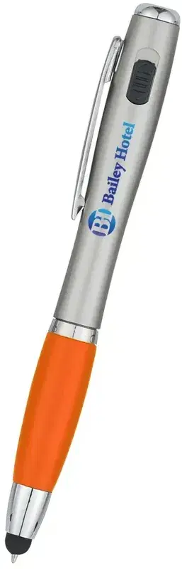 Trio Pen With LED Light And Stylus